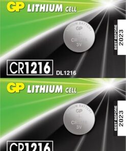Batteries Cr1216 1216 Boy Lityum Düğme Pil, 3 Volt, 5'Li Kart