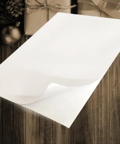 Yapışkanlı Etiket Kağıdı, 21x29.7 cm, 25 Yaprak, 160 gr, Tüm Yazıcılarla Uyumlu, Beyaz
