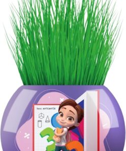 Pırıl Temalı Çim Adam 6'lı Set – Çocuklar İçin Eğitici ve Eğlenceli Bitki Yetiştirme Kiti