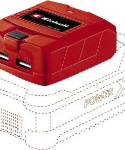 Akülü Mobil USB Şarj Cihazı TC-CP 18 Li USB-Solo Power X-Change (18 V PXC aküler için, akıllı telefon, tablet vb. şarj edebilme, 2 USB çıkışı) - 4514120