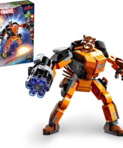 Marvel Rocket Robot Zırhı 76243-6 Yaş ve Üzeri Çocuklar için Marvel Studios Galaksinin Koruyucuları Oyuncak Yapım Seti (98 Parça)