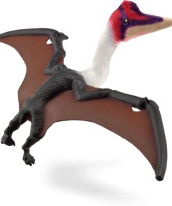 Dinozorlar, Gerçekçi Quetzalcoatlus Dinozor Oyuncak Figürleri, 4 yaş ve üzeri erkek ve kız çocukları için, hareketli, esnek kanatlı