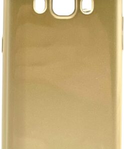 Galaxy J7 2016 Uyumlu Sert Rubber Silikon Kılıf (Altın Rengi)