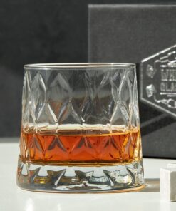 Özel Kutusunda Kristal Desenli Viski Kadeh Seti Viski Taşı Bardak Set