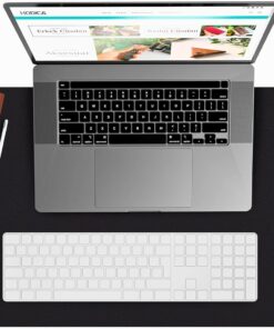 Lindos - Deri Mat, Masa Pedi, Büyük Mouse Pad, Ofis için Mat, Su Geçirmez Mat, Ofis ve Ev için Deri Pedi, Gaming Masa Matı, Masaüstü için Masa Koruyucu Pedi (75 cm x 34 cm x 1,3) (Siyah)