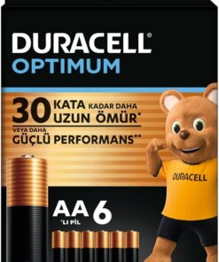 Optimum AA Alkalin Kalem Pil (6’lı Paket) 1,5V - LR6 MX1500