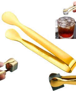 304 Çelik Mini Gold 11 cm Buz ve Şeker Maşası