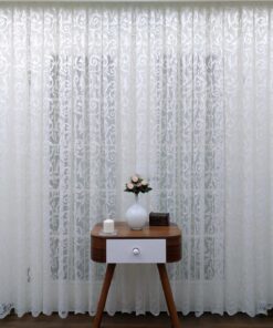 Home Kırık Beyaz Ekstraforlu Pilesiz Tül Perde 150 x 240 cm