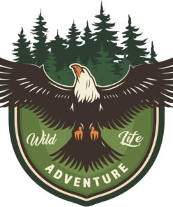 Aksesuar Adventure Camping Off Road Sticker Kartal Eagle Sticker 14 x 13 cm