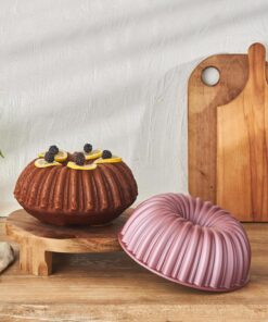 Cake Pro Dilimli Pembe Döküm Kek Kalıbı