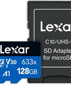 128GB 633x MicroSDXC UHS-I U3 100/45 MB/sn Yüksek Performanslı MicroSD Hafıza Kartı