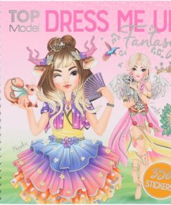 12605 TOPModel Dress Me Up Fantasy - At motiflerini tasarlamak için 24 sayfalı çıkartma defteri, 11 çıkartma yaprağı dahil