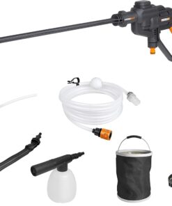 WG620E.2 20Volt 2.0Ah. Li-ion 24 Bar Basınçlı Yıkama Tabancası + 4 Parça Yıkama Seti