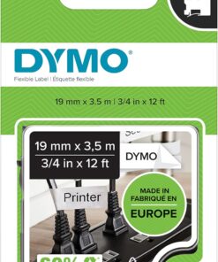 S0718050, Yüksek Performans Esnek Naylon (19 mm x 3,5 mt), Siyah/Beyaz (16958)