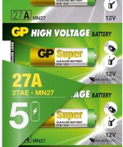Batteries Gp27A Süper Alkalin 27A/Mn27 Boy Pil, 12 Volt, 5'Li Kart