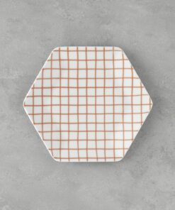 Home Cella Bone Porselen Servis Tabağı 23 cm Turuncu