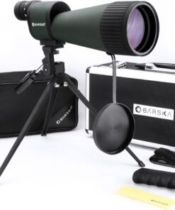 Yüksek Zoom Gücü, Objektif Odak, Taşıma Çantası ve Tripod Avcılık Kuş Gözlemciliği Hedef Çekim ile Benchmark Su Geçirmez Düz Spotting Kapsamı