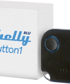 Blu düğme1, Bluetooth kontrollü eylem ve sahne aktivasyon düğmesi, ev otomasyonu, iOS Android uygulaması, hub gerekmez, uzun pil ömrü, LED ekran, siyah