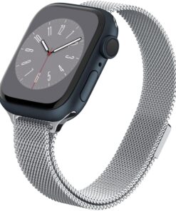 Apple Watch 42mm Seri 10-41mm Seri 9/8/7-40mm Seri SE2/SE/6/5/4 Kordon Kayış Band Lite Fit Silver - AMP06842