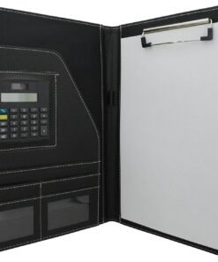 İş Portföyü Padfolio Organizer Fermuarsız Sekreterlik Dosya Hesap Makineli Kalem Bölmeli A4 Düzenleme Siyah Renk
