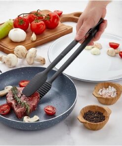 Group - Gnarp Tarz Servis Ve Izgara Maşası - Yanmaz Yapışmaz Maşa - Barbekü Maşası - 30 cm