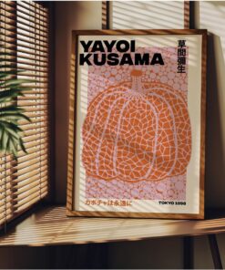 Tanıtım Yayoi Kusama Çerçevesiz Poster, Modern Dekoratif Çerçevesiz Poster, Tablo, YayoiKusama-1, 30 x 40