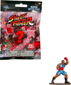 253251037, Street Fighter Sürpriz Paket Nano Koleksiyon Figürleri, Wave 1 Serisi, Die-Cast (Metal), Nano Koleksiyon Figürleri, 4 Cm, 1,65", 12 Asorti