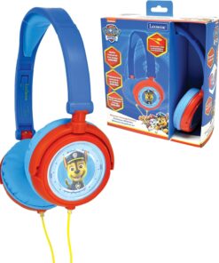 Paw Patrol Chase Marshall Stereo Kulaklık, Sınırlı Ses Gücü, Katlanabilir ve Ayarlanabilir, Mavi/Kırmızı, HP015PA