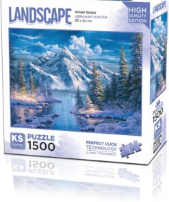 Games 1500 Parça Dağ ve Donmuş Göl Puzzle