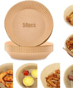 Airfryer Pişirme Kağıdı,16 cm  Fritöz Pişirme Kağıdı 50 Adet