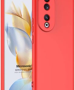 Honor 90 Kılıf Groovy Soft Kırmızı [Honor 90 ile Uyumlu Kılıf - Kırmızı]