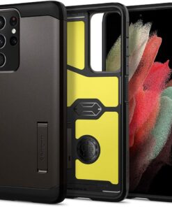 Galaxy S21 Ultra Kılıf Tough Armor Gunmetal - ACS02355