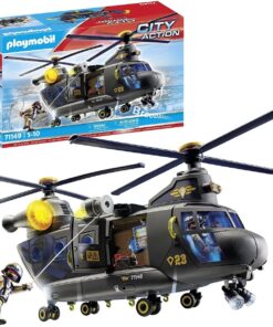 City Action 71149 Swat Kurtarma Helikopteri, Işık ve Ses Modüllü Detaylı Swat Kurtarma Helikopteri, 5 Yaşından Büyük Çocuklar İçin Oyuncak