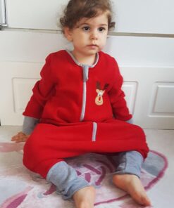 Nakışlı, Uzun Kollu, Oeko-TEX Mikro Polar, Bebek Çocuk Uyku Tulumu, Unisex, TOG 2 (7-10yaş)