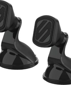 MMWSM-2PKXCES0 MagicMount Select Manyetik Telefon, GPS veya Tablet için StickGrip Vantuzlu Araç Tutucu, 360 Derece Ayarlanabilir Kafa, Siyah (2'li Paket)
