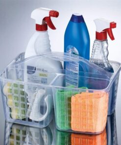 Mutfak ve Banyo Dolap İçi Temizlik Malzemesi Düzenleyici Sepet