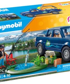 71038 Family Fun 4 x 4 Kamyonetli Balık Tutma Gezisi, eğlenceli, yaratıcı rol yapma oyunu, 4 yaş ve üzeri çocuklara uygun oyun seti