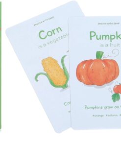 Cards and Flash Facts FRUITS & VEGETABLES with Eddie