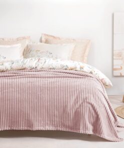 Bedding Holly Wellsoft Battaniye Çift Kişilik - Pudra
