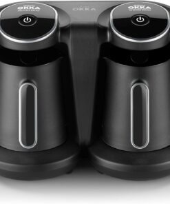 Okka Arzum OK006-K OKKA Minio Duo Türk Kahvesi Makinesi, 8 Fincan Kapasite, 880 W, Krom