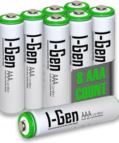 B109 8 Adet AAA 900 Mah Şarj Edilebilir İnce Kalem Pil 1.2V Ni-MH Şarjlı Pil