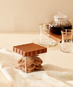 Coco Biscuit Saklama Kabı, Kahverengi, 500 Ml