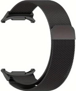 Samsung Galaxy Watch Ultra için Kordon Milanese Loop Siyah [Galaxy Watch Ultra ile Uyumlu Kordon - Siyah]
