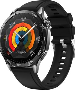Extra Yumuşak 22mm Silikon Kordon Huawei ile Uyumlu Watch GT5/GT5 Pro/GT4/Watch 4 Pro/GT3/GT3 Pro/GT2/GT2 Pro 46mm İçin Pürüzsüz Esnek ve Dayanıklı Kayış