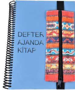 Lastikli Kalemlik Kitap Defter Ajanda Kalemlik Kumaş Fermuarlı Pratik Cüzdan