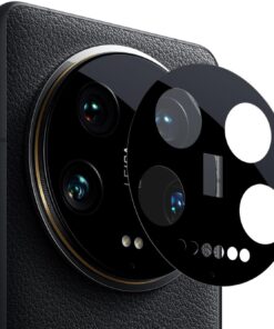 Xiaomi Mi 14 Ultra Kamera Lens Koruma Camı V2 Siyah [Mi 14 Ultra ile Uyumlu Ekran Koruyucu - Siyah]