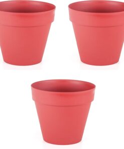 Yalı Saksı (kırmızı) 3 Adet