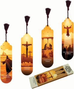 Gift Hediyelik Metal Püsküllü Kitap Ayracı Seti (Jesus stories from the bible)
