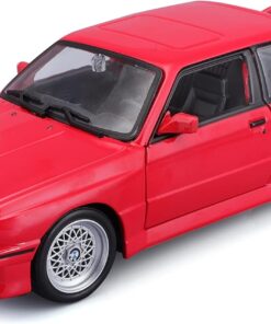 1988 BMW 3 Series M3 (E30) 1:24 Model Araba - Kırmızı, Detaylı ve Koleksiyonluk Mini Maket