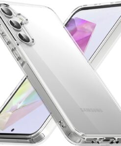 A35 ile Uyumlu Şeffaf ve Sararmaya Dayanıklı Silikon Kılıf, Extra İnce ve Yumuşak Model (Galaxy A35)